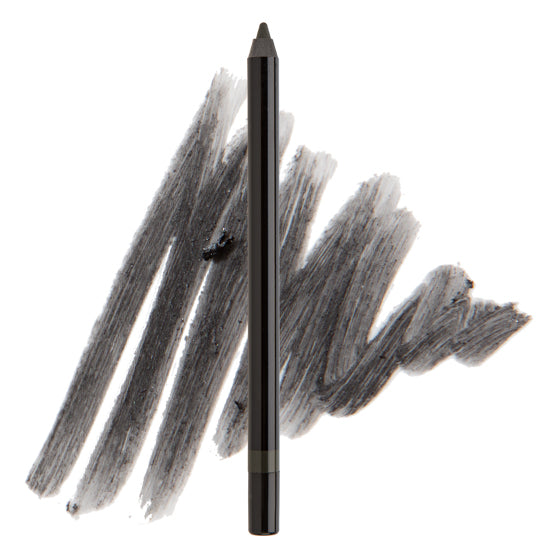 Image of a charcoal gun metal gray gel eye pencil.