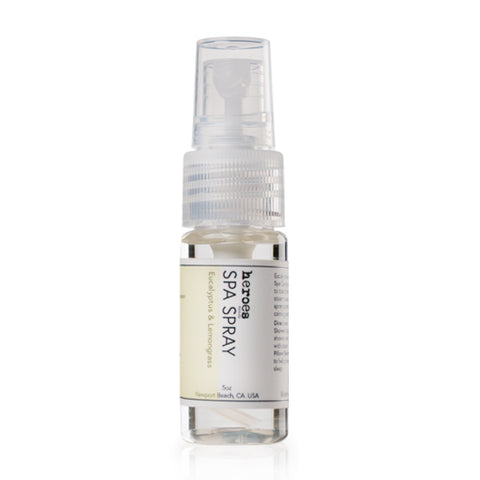Travel Spa Spray Lemongrass + EUCALYPTUS .05 oz