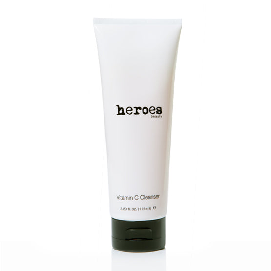 Image of a 3.50 ounce white tube with black cap containing our Vitamin C Cleanser. 